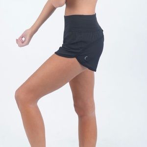 ZYIA Black Trainer Shorts